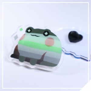 Pride Frog Pin - Agender