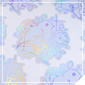 Holo Vinyl Sticker - Bird