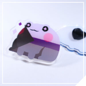 Pride Frog Pin - Demisexual