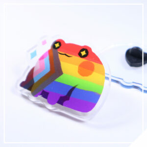 Pride Frog Pin - Progress