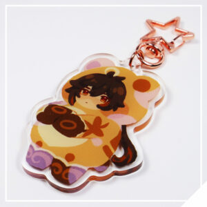 Genshin Acrylic Charm - Guoba Zhongli