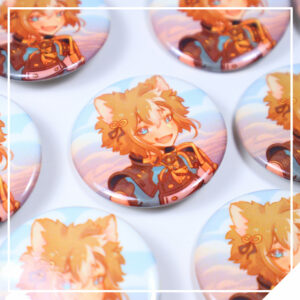 Pinback Button 1.5" - Gorou