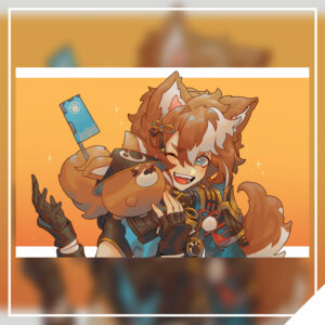 Gorou's Dog Seelie Print