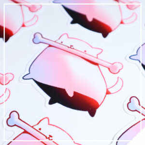 Annoying Dog Vinyl Sticker