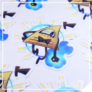Bill Cipher Vinyl Sticker