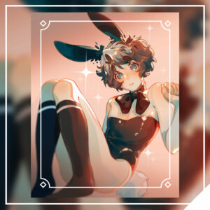 Bunny Boi Sterling 8x10in Print