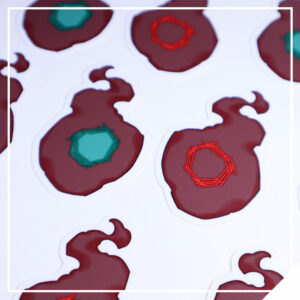 Dark Spirit Orbs Vinyl Stickers (Set of 2)