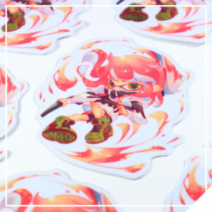 Inkling Vinyl Sticker with Gold Foil