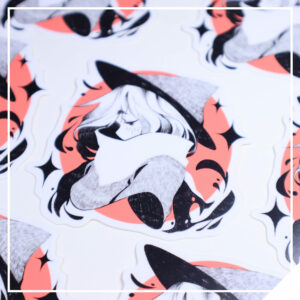 Melancholy Witch Vinyl Sticker