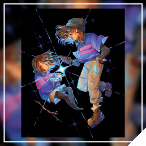 Nulltale Frisk 8x10in Print