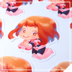 Gravity Pink Vinyl Sticker