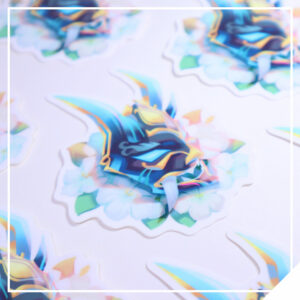 Xiao Mask Vinyl Sticker