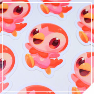 Strawberry Series Sticker - Piplup