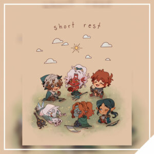 Short Rest 8x10in Print