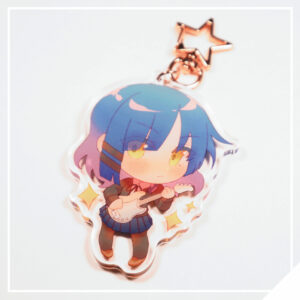 Zip Tie Band Acrylic Charms – Blue