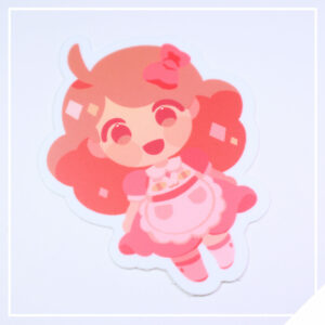 Cat Cafe Bee - Bee and Puppycat Vinyl Sticker