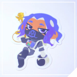 Dark Blue Octoling - Vinyl Sticker