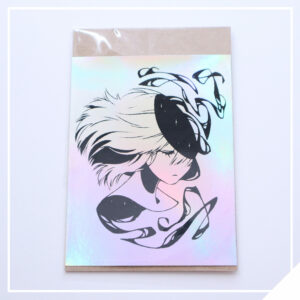 Unravel - Reverse Holo Silver Foil Print
