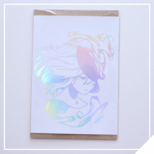 Unravel - Holo Silver Foil Print
