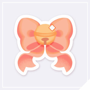 PREORDER Puppycat Bell Vinyl Sticker