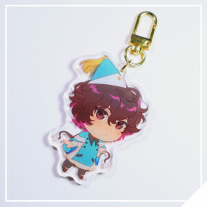 Magical Ink Academy Acrylic Charm - Purple Apprentice