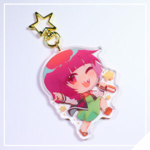 Zip Tie Band Acrylic Charms – Magenta