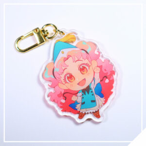Magical Ink Academy Acrylic Charm - Pink Apprentice