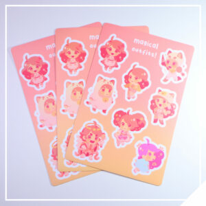 Magical Outfits! Stickersheet