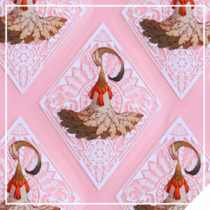 Magical Ink Academy Sticker - Feathered Brim Hat - Clear Sticker