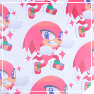 Red Echidna - Blue Hedgehog and Friends Vinyl Sticker
