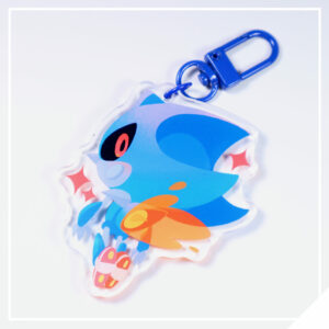 Metal Speed - Blue Hedgehog and Friends Acrylic Charm