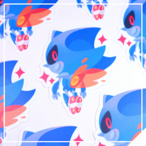 Metal Speed - Blue Hedgehog and Friends Vinyl Sticker