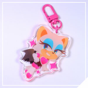 Magenta Bat - Blue Hedgehog and Friends Acrylic Charm