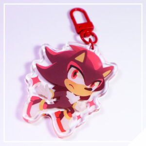 Dark Speed - Blue Hedgehog and Friends Acrylic Charm