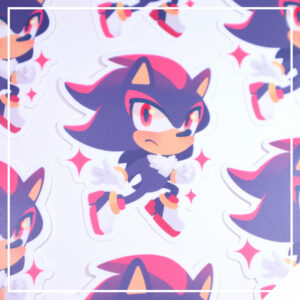 Dark Speed - Blue Hedgehog and Friends Vinyl Sticker