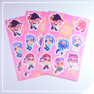 Splat Kids! Stickersheet