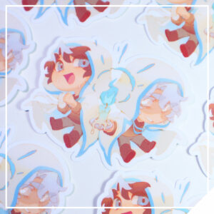 Love Over Glory Vinyl Sticker - The Twins