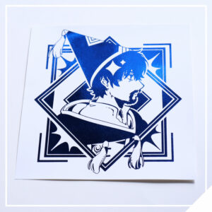 Fire Mentor - Magical Ink Academy 8x8in Foil Print