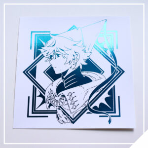 Water Mentor - Magical Ink Academy 8x8in Foil Print