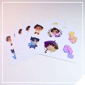 Stickersheet - Time Alone Short Film Merch