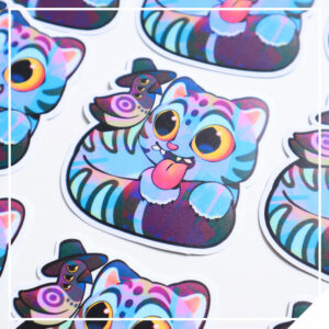 K Demon Pop Sticker - Silly Tiger and Bird