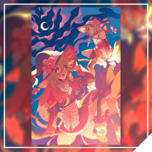 Sakura Witch IA and ONE - Vocaloid Print